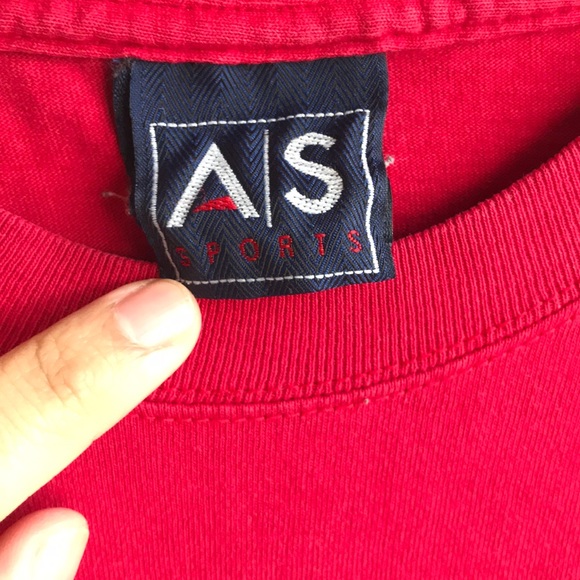 Red AS Sports Maryland Terrapins College T-Shirt - Picture 4 of 6